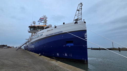 Our new flag ship in the NIOZ harbour